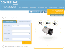 Tablet Screenshot of compressor-express.fr