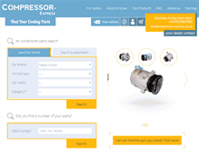 Tablet Screenshot of compressor-express.co.uk